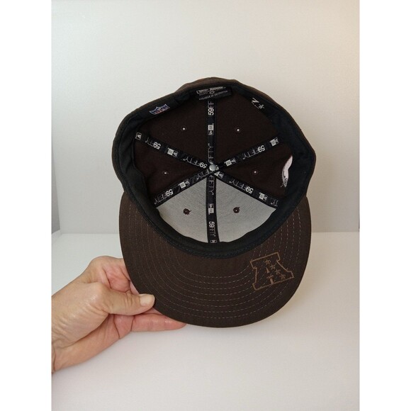Cleveland Browns NFL 59Fifty New Era Fitted Ball Cap Size 7 1/8 - Picture 7 of 12